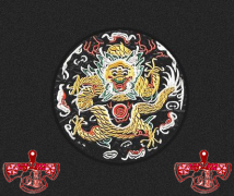 龙刺绣logo